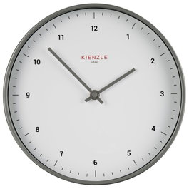 Kienzle Classic Radio-Control Wall Clock 25 cm Blanco/Antracita