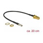 DeLOCK 89912 Cable Coaxial TS-9 a SMA de 0,2 m Negro