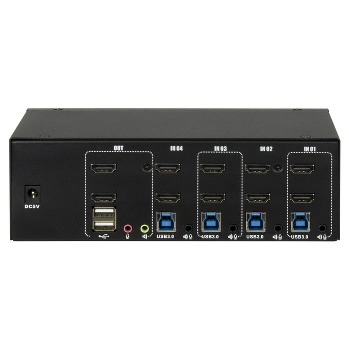Inter-Tech IPC KVM Switch AS-42HUS HDMI