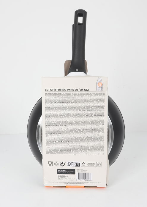 Lote 2 Sartenes 20 cm / 24 cm Aluminio Forjado 2.5 mm Antiadherente (4 Unidades) Lote 2 Sartenes 20 cm / 24 cm Aluminio Forjado 2.5 mm Antiadherente (4 Unidades)