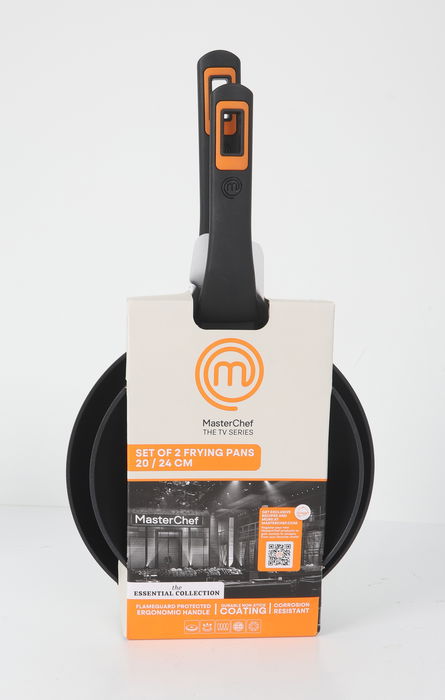 Lote 2 Sartenes 20 cm / 24 cm Aluminio Forjado 2.5 mm Antiadherente (4 Unidades)