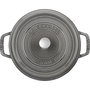 Zwilling Staub Cocotte redonda de 20 cm gris