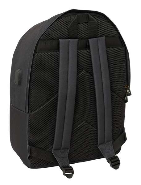 Harper & Neyer Mochila Doble para Portátil 15,6" + USB Negra 31x44x18cm