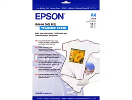 Epson Papel Transferencia Térmica Iron-On A4 124 gr Pack 10 Hojas