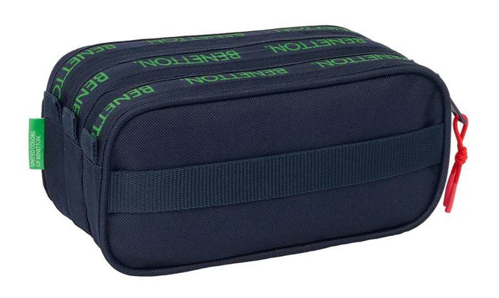 Benetton Portatodo Triple Together 21.5x10x8 cm - Bolso de mano organizador para viaje o trabajo Benetton Portatodo Triple Together 21.5x10x8 cm - Bolso de mano organizador para viaje o trabajo