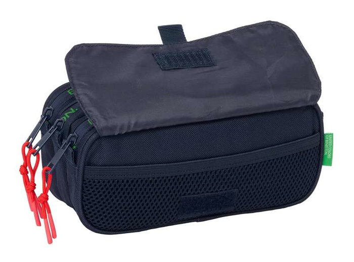 Benetton Portatodo Triple Together 21.5x10x8 cm - Bolso de mano organizador para viaje o trabajo Benetton Portatodo Triple Together 21.5x10x8 cm - Bolso de mano organizador para viaje o trabajo