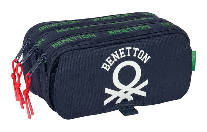 Benetton Portatodo Triple Together 21.5x10x8 cm - Bolso de mano organizador para viaje o trabajo Benetton Portatodo Triple Together 21.5x10x8 cm - Bolso de mano organizador para viaje o trabajo