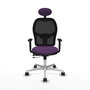 PIQUERAS Y CRESPO Silla de oficina Jorquera con mecanismo Sincro/Traslack Morado
