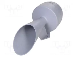 WERMA Señalizador acústico zumbador 24V AC/DC IP65 gris
