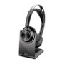 HP Poly Voyager Focus 2 Microsoft Teams Certified con base de carga y adaptador USB-C/A
