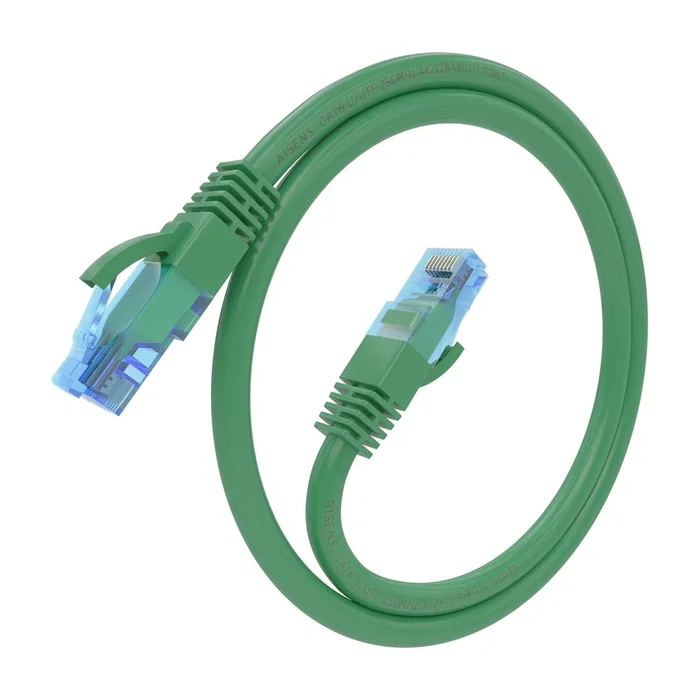 Aisens Cable de Red RJ45 Cat.6 UTP AWG26 CCA Verde 25cm Aisens Cable de Red RJ45 Cat.6 UTP AWG26 CCA Verde 25cm
