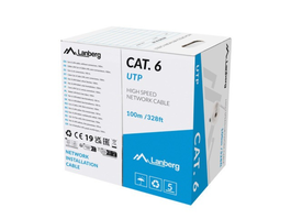LANBERG LCU6-11CU-0100-S Cable de Red Cat6 U/UTP Gris 100 m