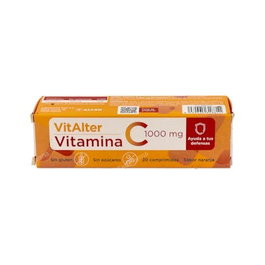 VITALTER Vitamina C 1000mg 20 comprimidos efervescentes