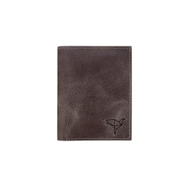 Zoozie Bags Denvercrazy - Grey Cartera para Hombre de Piel Auténtica de Lujo, Color Gris