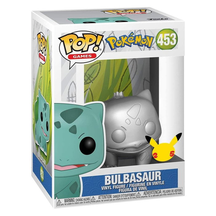 Funko Pop Jumbo Pokemon S6 Bulbasaur - Figura de Vinilo de 25 cm con Caja Original - Edición Aniversario 2021 Funko Pop Jumbo Pokemon S6 Bulbasaur - Figura de Vinilo de 25 cm con Caja Original - Edición Aniversario 2021