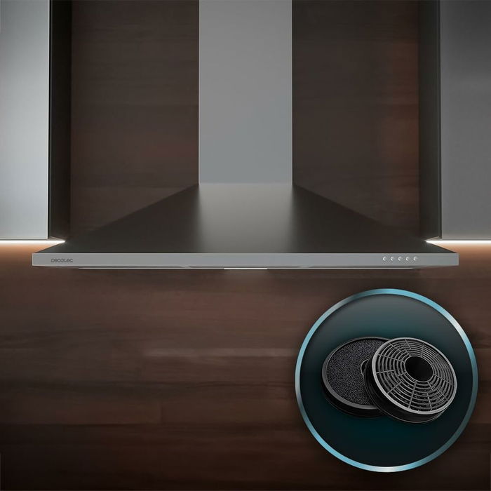 Campana Convencional Cecotec Bolero Flux PM 603500 Inox B