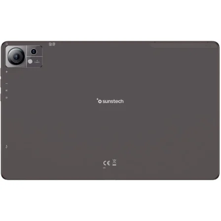 Sunstech TAB1015 Tablet 10.1" Android 15 GMS Octa-Core Unisoc T606 4GB RAM 128GB 4G LTE Wi-Fi 6000 mAh Batería Carcasa Metálica Color Gris