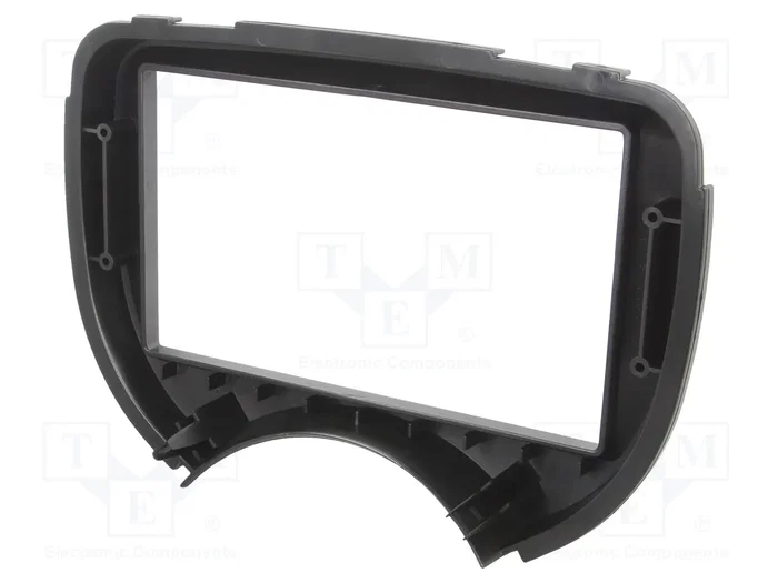 ACV Bastidor de montaje de radio 2 DIN para Nissan Micra (K13) 2011-2013, Plata