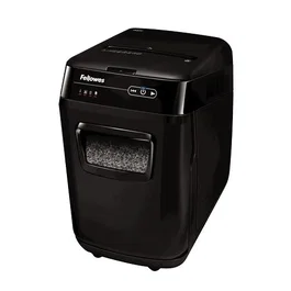 Fellowes AutoMax 200M Trituradora de Papel Microcorte 2x14 mm Negro, 200 Hojas, 32 L, P-5
