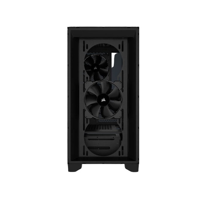 Corsair Torre PC Gaming 3000D Airflow Mid-Tower ATX con Panel de Cristal Templado, Ventiladores AF120 Incluidos, USB 3.0, Flujo de Aire Optimizado, Color Negro