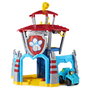 Spin Master Paw Patrol Dino Rescue HQ Escenario, Incluye Base Vehículo y Figura Rex Welpen, con Sonidos, Juguete para Niños 3+ Años