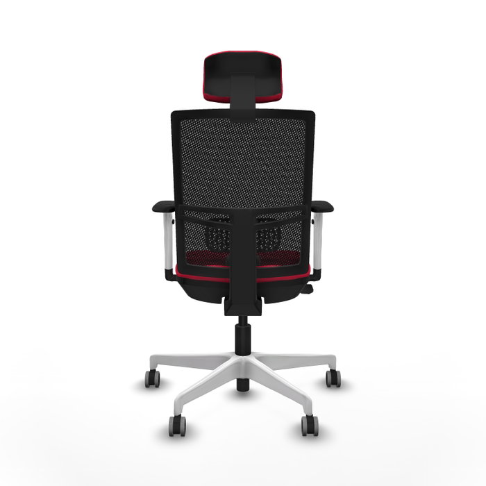 PIQUERAS Y CRESPO Silla de oficina Yunquera con mecanismo Sincro/Traslack Rojo y Negro PIQUERAS Y CRESPO Silla de oficina Yunquera con mecanismo Sincro/Traslack Rojo y Negro