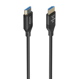 AISENS - CABLE HDMI V2.1 AOC ULTRA ALTA VELOCIDAD / HEC 8K@60HZ 4K@120HZ 4:4:4 48GBPS, A/M-A/M, NEGRO, 30M