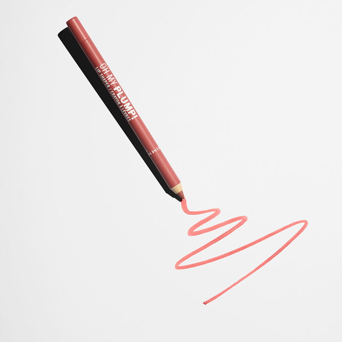 Rimmel London Oh My Plump! Perfilador de Labios #040-Kinda Cute 1.2 gr - Labios más Llenos, Acabado Mate, Color Vibrante