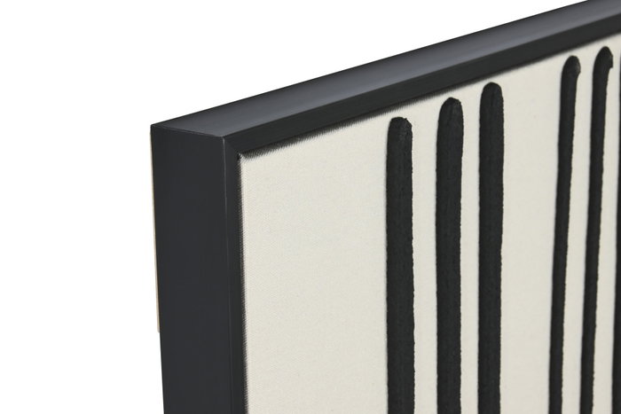 DKD Home Decor Cuadro Lienzo PS 83X4,5X123 Líneas 3D (Pack de 2)