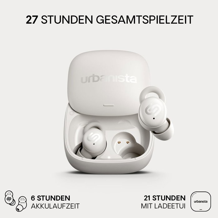 Urbanista auriculares true wireless Porto cloud white