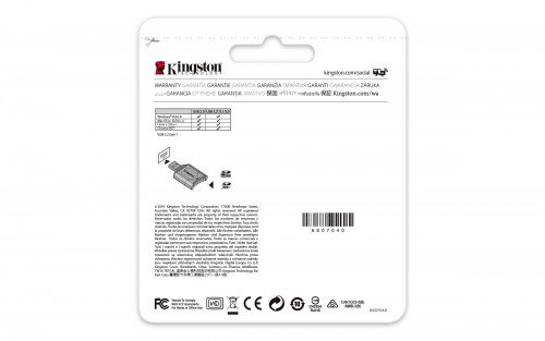 Kingston MobileLite Plus Lector de Tarjetas SD USB 3.2 Gen 1 Negro