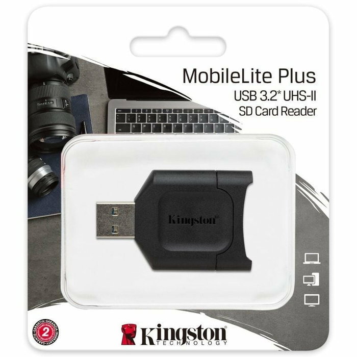 Kingston MobileLite Plus Lector de Tarjetas SD USB 3.2 Gen 1 Negro