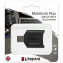 Kingston MobileLite Plus Lector de Tarjetas SD USB 3.2 Gen 1 Negro