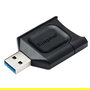 Kingston MobileLite Plus - Lector de tarjetas SD, negro, USB 3.2 Gen 1 Tipo-A, compatible con Windows, macOS, Linux, Chrome OS