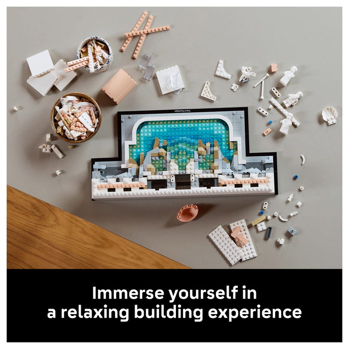 LEGO Architecture 21062 Trevi-Brunnen (Fontana di Trevi) - Juego de Construcción para Adultos - 1880 Piezas - Edad 18+