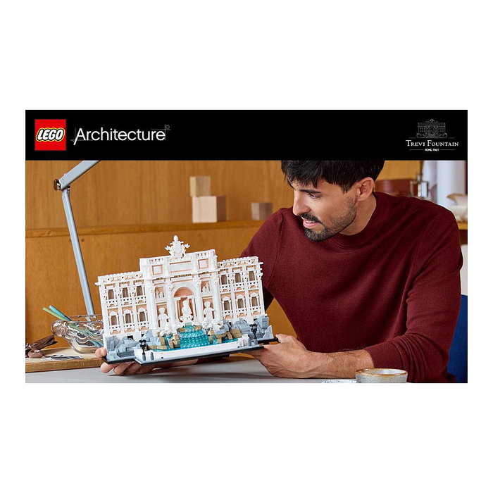 LEGO Architecture 21062 Trevi-Brunnen (Fontana di Trevi) - Juego de Construcción para Adultos - 1880 Piezas - Edad 18+