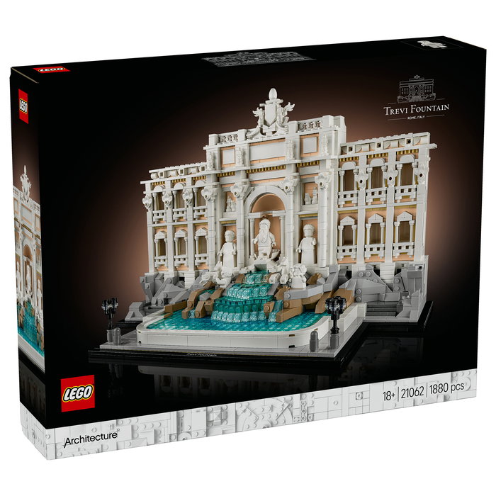 LEGO Architecture 21062 Trevi-Brunnen (Fontana di Trevi) - Juego de Construcción para Adultos - 1880 Piezas - Edad 18+