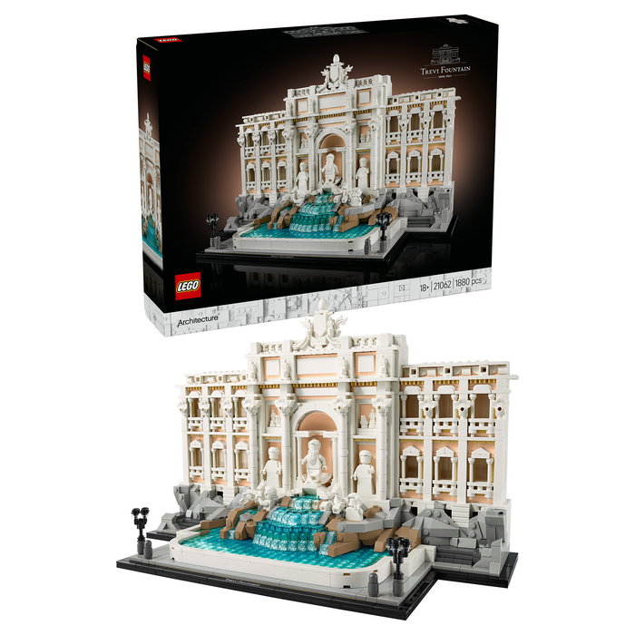 LEGO Architecture 21062 Trevi-Brunnen (Fontana di Trevi) - Juego de Construcción para Adultos - 1880 Piezas - Edad 18+