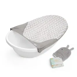 Ingenuity ING17492 Hamaca Ajustable para Bebés hasta 6 Meses Sylvi Baby Bath Incluye Toallita y Libro de Baño para Bebés 24M+