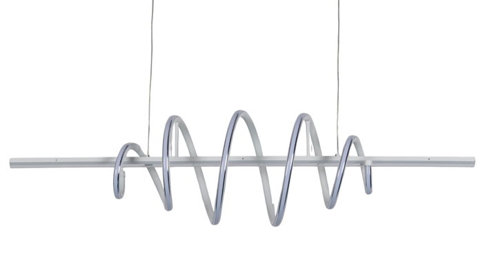 DKD Home Decor Lámpara de Techo LED Aluminio Blanco Muelle 100x25x25 cm DKD Home Decor Lámpara de Techo LED Aluminio Blanco Muelle 100x25x25 cm