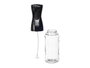 Vivalto Aceitera de Vidrio con Pulverizador 230 ml Negro y Transparente 22x8x5.7 cm (Set de 12)