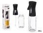 Vivalto Aceitera de Vidrio con Pulverizador 230 ml Negro y Transparente 22x8x5.7 cm (Set de 12)