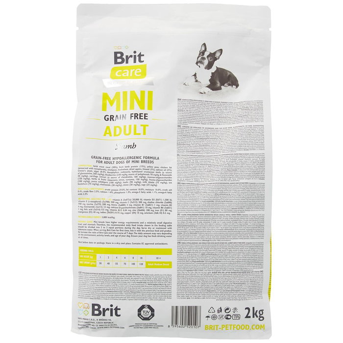 Brit Care Grain Free Mini Cordero Perro Adulto Raza Miniatura 2Kg Brit Care Grain Free Mini Cordero Perro Adulto Raza Miniatura 2Kg