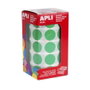 Apli Gomets Redondos 20mm Verde Rollo de 1770 Unidades