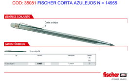 FISCHER Corta Azulejos N 543026