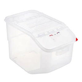 ARAVEN OVIPLAS Contenedor Accesible para Transporte, 50 litros, GN 1/1, Medidas 565 x 340 x 400 mm, para Almacenaje