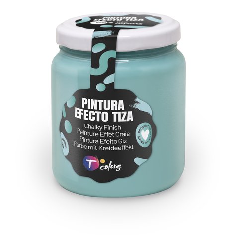Tcolors Pintura efecto tiza turquesa 175 ml