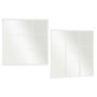 Giftdecor Espejo Ventanal Blanco 90x90cm