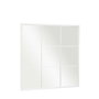 Giftdecor Espejo Ventanal Blanco 90x90cm