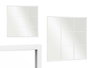 Giftdecor Espejo Ventanal Blanco 90 x 90 cm